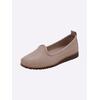 Slipper ANDREA CONTI, Damen, Gr. 40, grau, Leder, Glattleder, sportlich, Schuhe