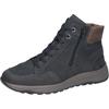 Winterboots WALDLÄUFER "K-JOHN", Herren, Gr. 11,5 (46,5), bunt (nachtblau, braun), Nubukleder, Nappaleder, sportlich, Schuhe, Schnürboots, Stiefelette,Bequemschuh in Komfortweite H (=sehr weit)