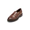 Loafer MARC O'POLO "aus edlem Schafleder", Damen, Gr. 42, braun (cognac), Obermaterial: 100% Leder (Schaf), unifarben, Schuhe