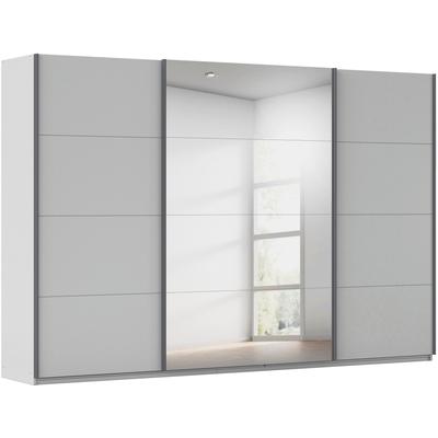 Schwebetürenschrank RAUCH "Kleiderschrank Schrank OTTO´S CHOICE Garderobe AGORDO", grau (seidengrau), B:315cm H:210cm T:62cm, Holzwerkstoff, Schränke, Top Innenausstattung, in 4 Breiten und 2 Höhen MADE IN GERMANY, Topseller Image