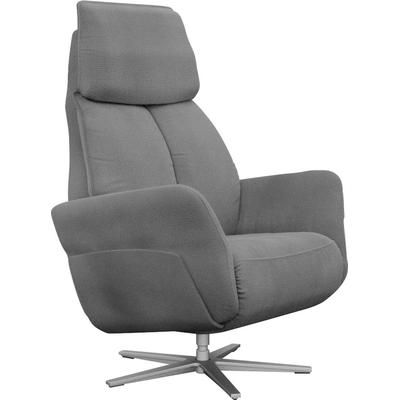 Relaxsessel ALINA "Thimo", grau (anthrazit xbo 9), B:84cm H:114cm T:88cm, Struktur fein XBO (100% Polyester), Sessel, in Größe M, Liegefläche 180cm, verstellbar, optional mit Aufstehhilfe Image