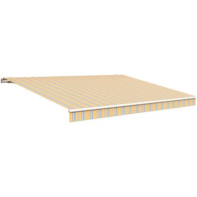 Gelenkarmmarkise WISMAR Gr. 10, bunt (grau, blau, gelb), B:450cm, Polyacryl, Markisen, Breite 450 cm, in versch. Ausfällen und Dessins Image