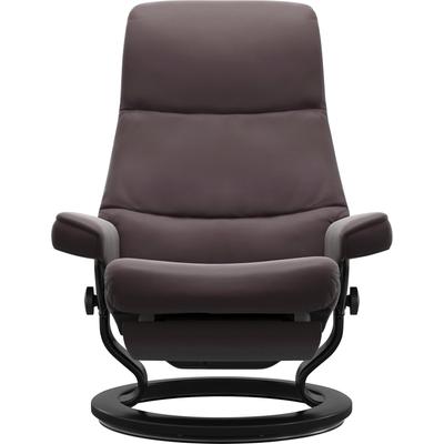 Relaxsessel STRESSLESS "View", bordeaux paloma, B:91cm H:109cm T:82cm, Leder BATICK: BATICK ist ein leicht korrigiertes, durchgefärbtes und genarbtes Möbelleder, bei dem die meisten Unebenheiten und Spuren in der Regel entfernt wurden., Leder... Image