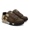 Sneaker DC SHOES "DC COMMAND", Gr. 47, olive, schwarz, tan, Leder, Synthetik, sportlich, Schuhe