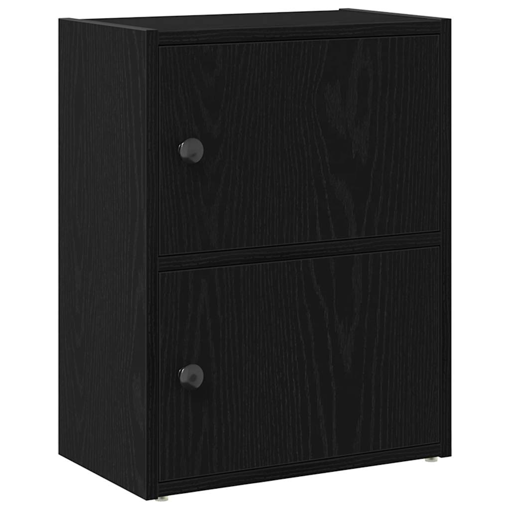 vidaXL Bücherregal Schwarz Eichen-Optik 40x24x52 cm Holzwerkstoff Image