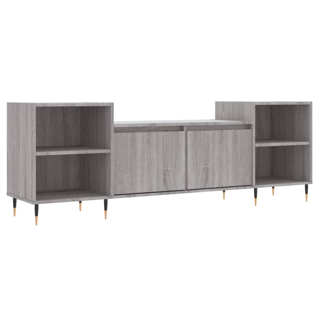 vidaXL TV-Schrank Grau Sonoma 160x35x55 cm Holzwerkstoff Image