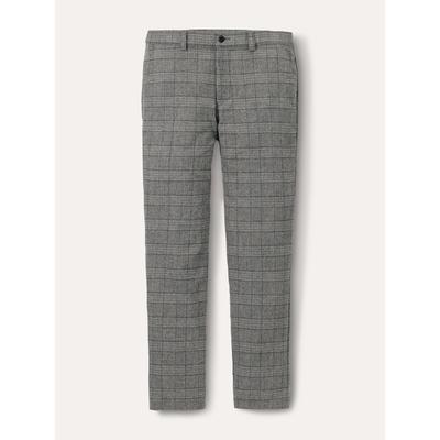 Walbusch Herren Premium Sport-Flanell Hose Grau kariert Image