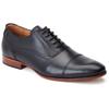 Base London Angelo Leder Herrenschuhe in Schwarz Oxford Stil
