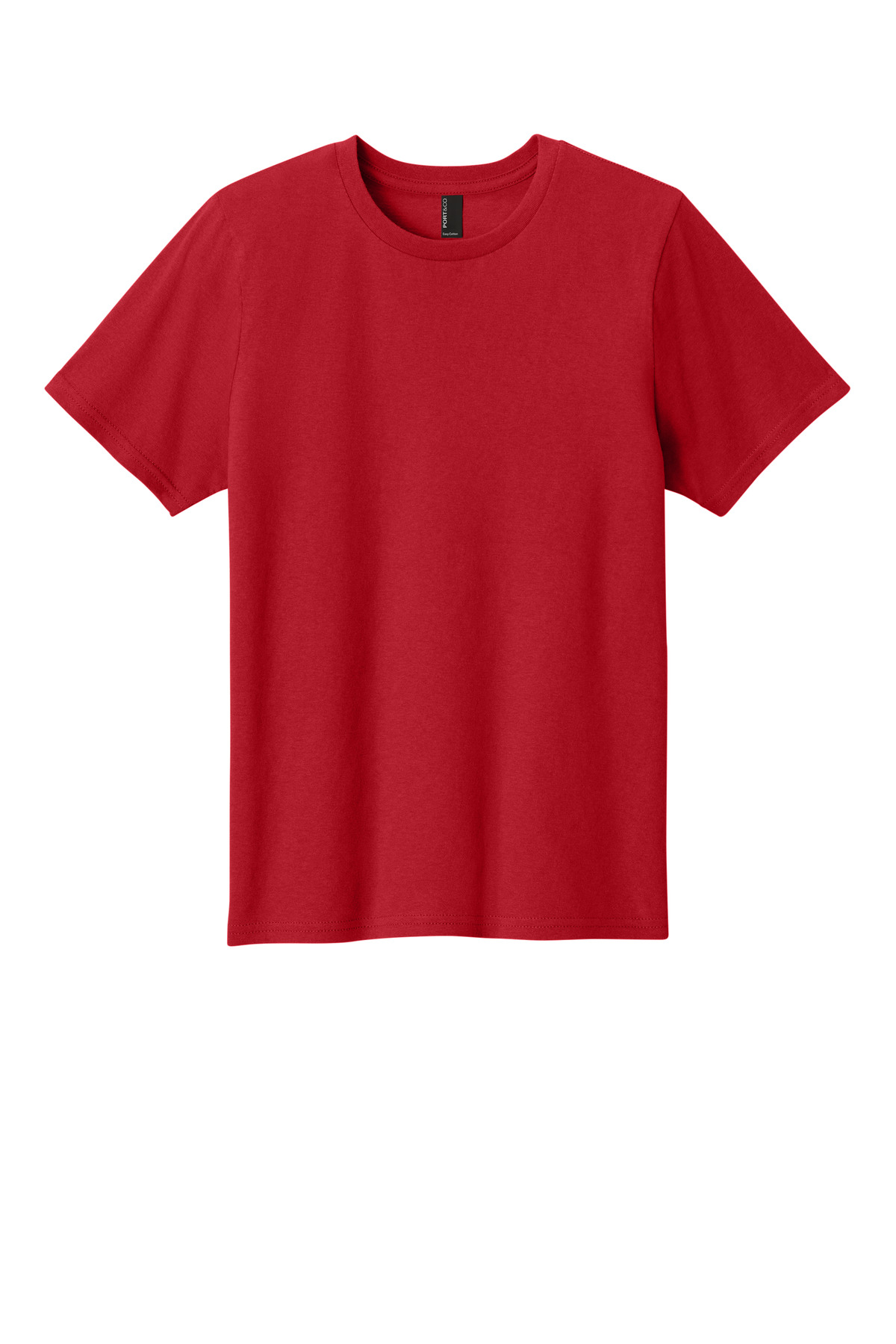 Port & Company PC43Y Co Youth Easy Cotton Top in Red size Small