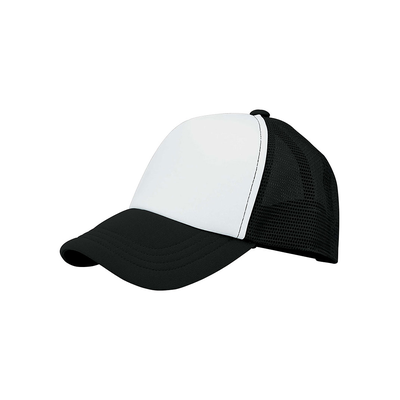 Mega Cap 6801Y Youth Trucker Summer Mesh in White/Black size ONE | Polyester