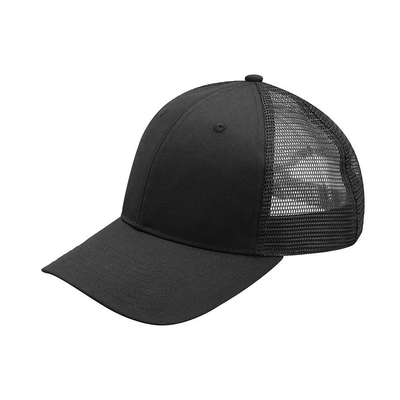 Mega Cap 6901MY Youth Poly Cotton Trucker in Black size ONE | 80/20 Polyester/cotton