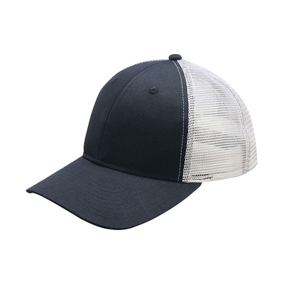 Mega Cap 6901MY Youth Poly Cotton Trucker in Navy Blue/White size ONE | 80/20 Polyester/cotton