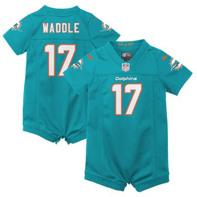 Miami Dolphins Nike Home Jersey Strampler – Aqua – Jaylen Waddle – Neugeborene Image