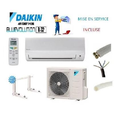 Klimaanlage 2000W R32 reversibel FTXF20B + installationskit 5 meter + wandhalterung + Image