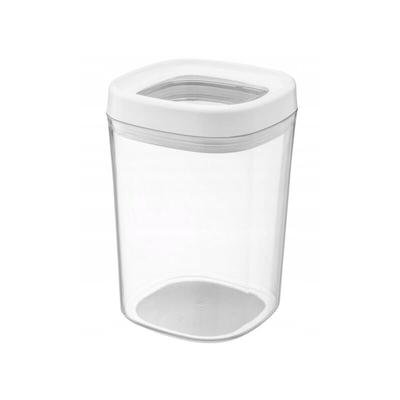 Vorratsbehälter, transparente Aufbewahrungsbox aus Kunststoff, luftdichte Vorratsdose mit Deck Image