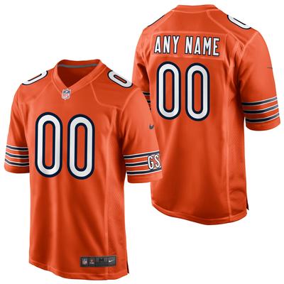 Chicago Bears Nike Game Ausweichtrikot - Orange - Personalisiert - Jugendliche Image