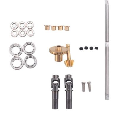 Für B-1 B-14 B-24 B24 C14 C-14 1/16 Rc Auto Upgrade Metall Antriebswelle Zahn Rad Brücke Vorder Image