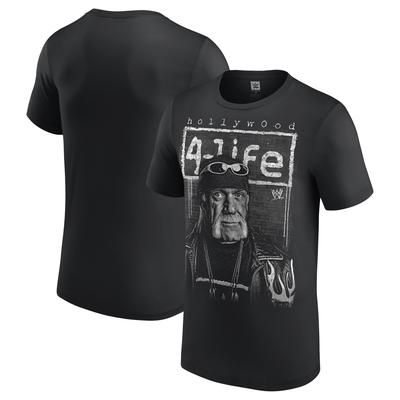 Schwarzes Hulk Hogan Hollywood 4-Life-T-Shirt für Herren Image