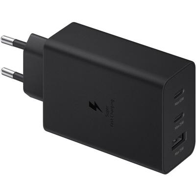 EP-T6530N usb Ladegerät 65 w 1x usb-a, 2x usb-c® usb pd Schwarz ohne Kabel - Samsung Image
