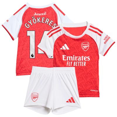 FC Arsenal 2025-26 adidas Mini-Heimausrüstung - Baby mit Aufdruck Gyökeres 14 Image