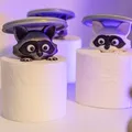 Nouveau 1 pièces amusant rouleau porte-papier salle de bain toilette en forme de raton laveur porte-papier hygiénique porte-papier hygiénique