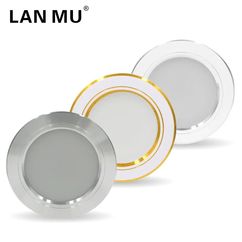 5W 9W 12W 15W 18W LED-Einbauleuchte 220V Deckenleuchte Einbau-Downlight Runde LED-Panelleuchte Kaltweiß Warmweiß LED-Spotlicht