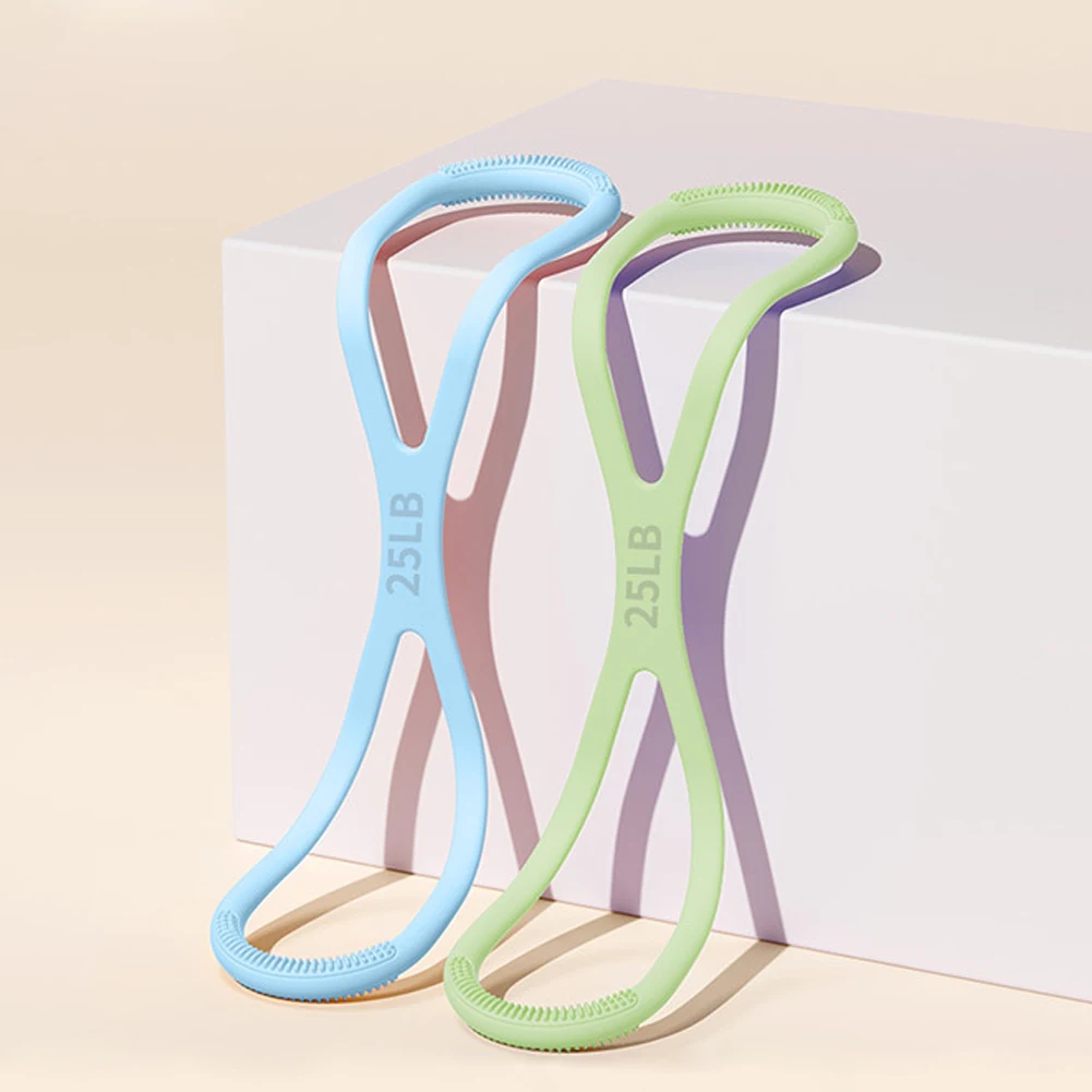 8-förmiges Fitness-Widerstandsband, Yoga-Widerstandsband, Fitness-Zugseil für Heimfitnessgeräte