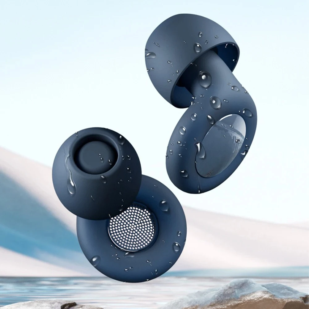 Leise Ohrstöpsel zur Geräuschreduzierung beim Schlafen. Superweicher, wiederverwendbarer Gehörschutz. Anti-Lärm-Ohrstöpsel für Konzerte, Reisen, Arbeiten Image