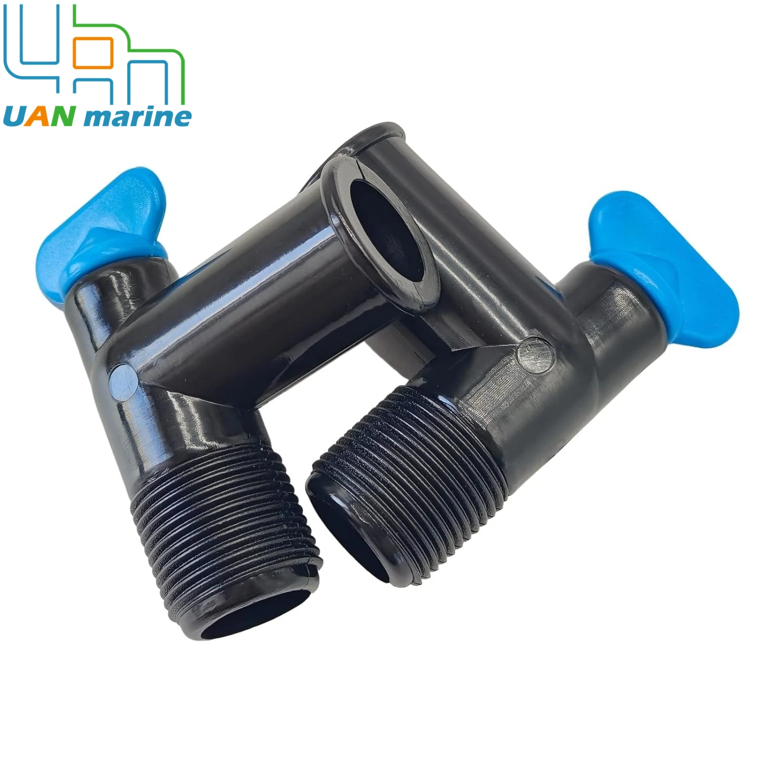 2 Stück 806926 A1 Abgaskrümmer 90-Grad-Schlauchanschluss-Winkel mit Ablaufstopfen für Mercury MerCruiser Sterndrive V6 V8 22- 862210 A01 Image