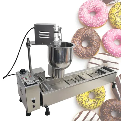 Electric Donut Waffle Maker Fully Automatic Crepe Sandwich Fryer Machine