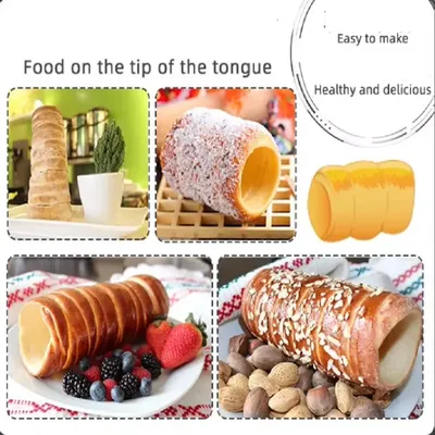 Bread Makers With CE Electric Chimney Cake Oven Maker Machine Barbeque Machinery Chimney Ice Cream Waffle Making Equipment Bread