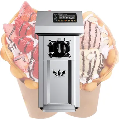 Commercial Ice Cream Machine Soft Ice Cream Machine Automatic Ice Cream Machine Cone Machine