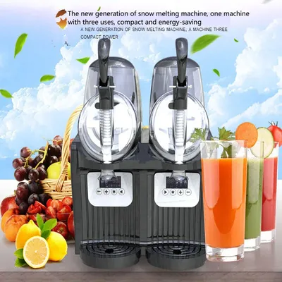 Slushy Machine Intelligent LED Control Panel Drink Dispenser Juicer Beverage Granizing Smoothie Maker For Commercial