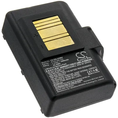 Li-ion Portable Printer Battery for Zebra, 7.4V, 3400mAh, Compatible Models: ZQ520, ZQ521, ZQ610, ZQ610HC, ZQ620, ZQ620HC, ZR628