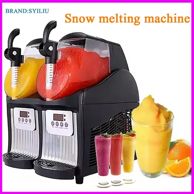 Commercial Frozen Drink Equipment Automatic Slush Machine Snow Melting Machine Smoothie Frozen Drink Maker Juice Machine