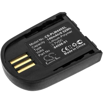 Li-Polymer Wireless Headset Battery for Plantronics, 3.7V, 140mAh, Compatible Models: 86507-01, Savi, Savi 440, WH500A
