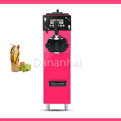 Including Tariffs New Single Taste Super Silent Small Desktop Ice Cream Machine/Commercial Frozen Yogurt Machine