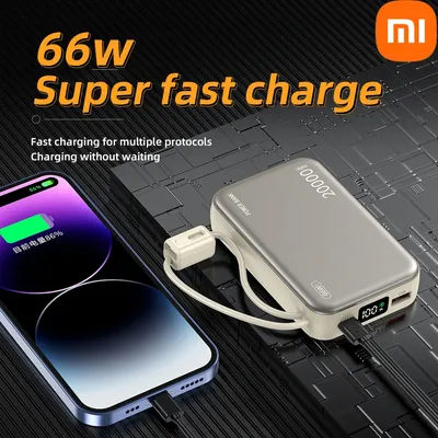 Xiaomi mijia 20000mAh 66W CCC Fast Charge Power Bank QC/PD Compatible | Portable Charger for iPhone 12-16 Series Huawei Samsung
