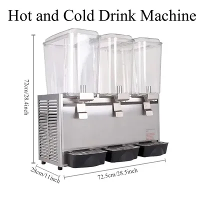 Beverage Machine Commercial Hot And Cold Multifunctional Juicer Double-Cylinder And Three-cylinder Automatic Milk Tea