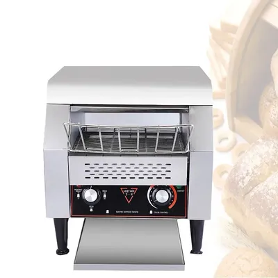 Electric Bread Toaster Industrial Multifunction Countertop Toaster Stainless Steel Commercial Toasters Custom