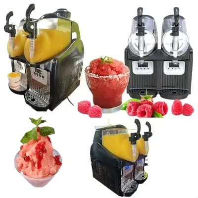 Professional Fully Automatic Snow Mud Machine, Electric Frozen Beverage Machine, Ice Granulator