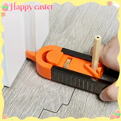 Precision Woodworking Tool Set with Locking Mechanism - Adjustable Irregular Curve & Contour Marking Ruler, Woodworking Tools