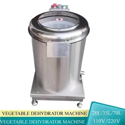 Large Capacity Salad Dehydrator Multi-functional Salad Spinner Stainless Steel Vegetables Fruits Dryer Washing Drying Machine