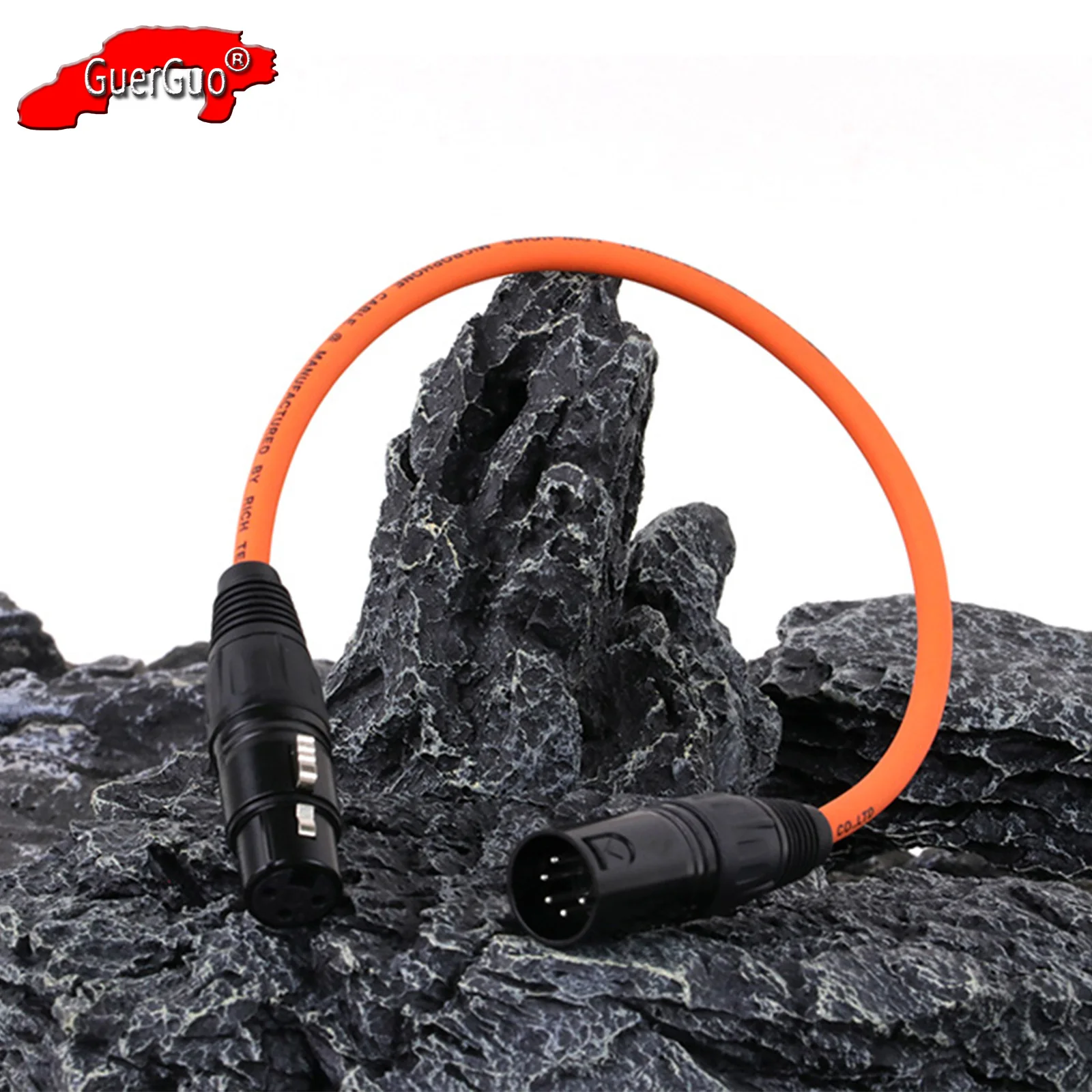 XLR Cable Extension Cord,3Pin XLR Female to 5Pin Male Adapter Balanced Audio Speaker Amplifier for MIC Stage Light Turnaround