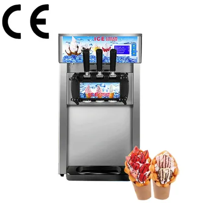 Ice Cream Machine Desktop Commercial Automatic Mini Soft Ice Cream Ice Cream Machine