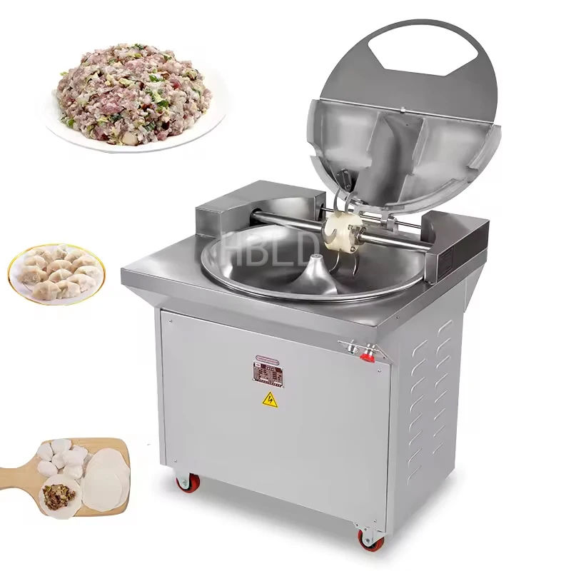 Industrial Automated Meat Grinder, Kitchen Commercial Electric Meat Cutter, Vegetable Root And Stem Chopper