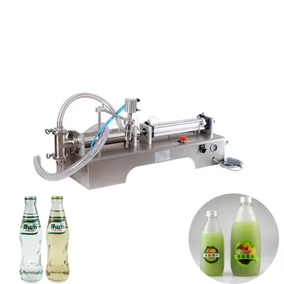 Multi Functional Single Head Piston Filling Machine Cheap Industrial And Domestic Buffalo Milk Wine Liquid Filling Machine