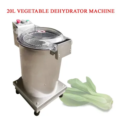 Essential Vegetable Dehydrator For Commercial Restaurants Stainless Steel High-Speed Rotating Lettuce Spinach Fast Drying Machin