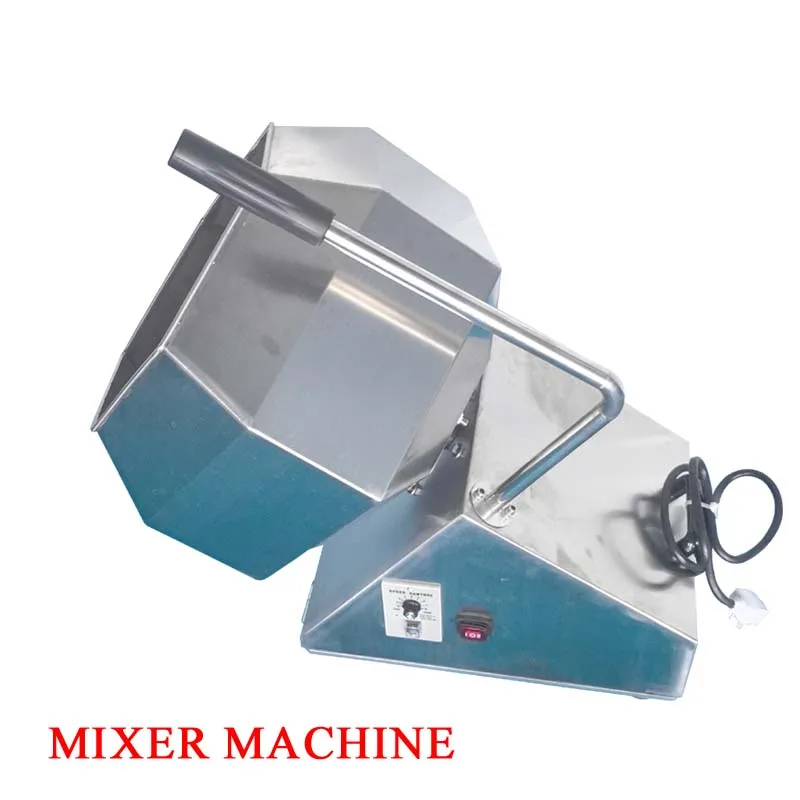 400W Broad Bean Peanut Seasoning Coating Machine Small Table Adjustable Speed Octagonal Seasoning Mixer Machine