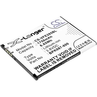 Li-ion Payment Terminal Battery for Verifone, 3.8V, 1750mAh, Compatible Models: E285, IPAY E285